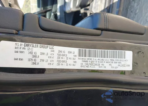 2012 Jeep Grand Cherokee Laredo из США, поврежденный, VIN 1C4RJFAG9CC209128